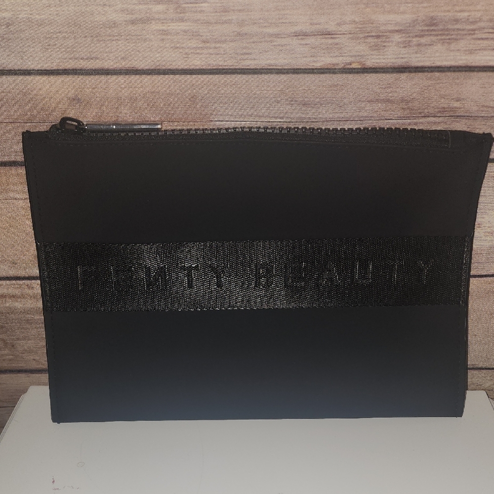 Fenty Beauty Elegant Black Cosmetic Pouch
